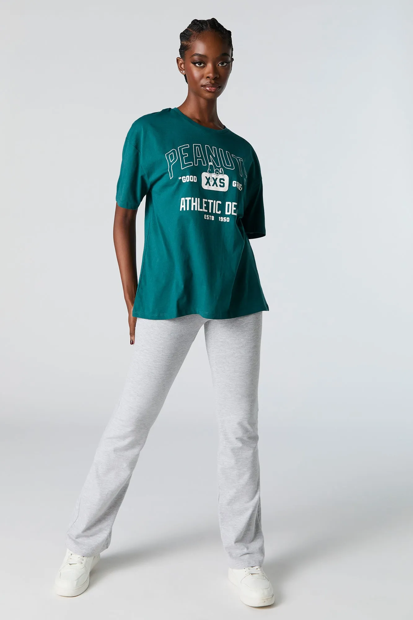 Peanuts Athletic Dept Graphic Boyfriend T-Shirt sold by Urban Planet product image thumbnail 2