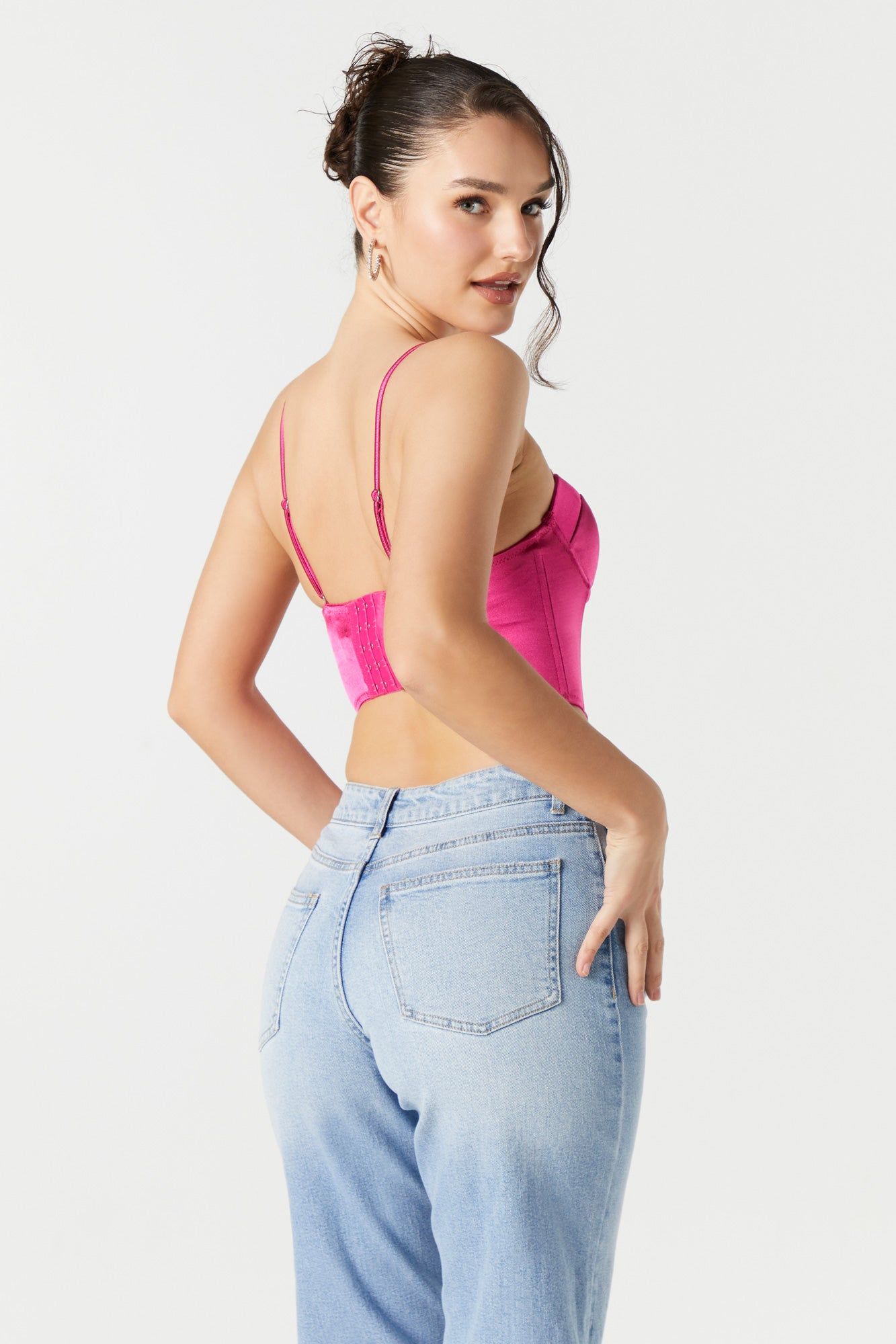 Satin Corset Top sold by Urban Planet product image thumbnail 2