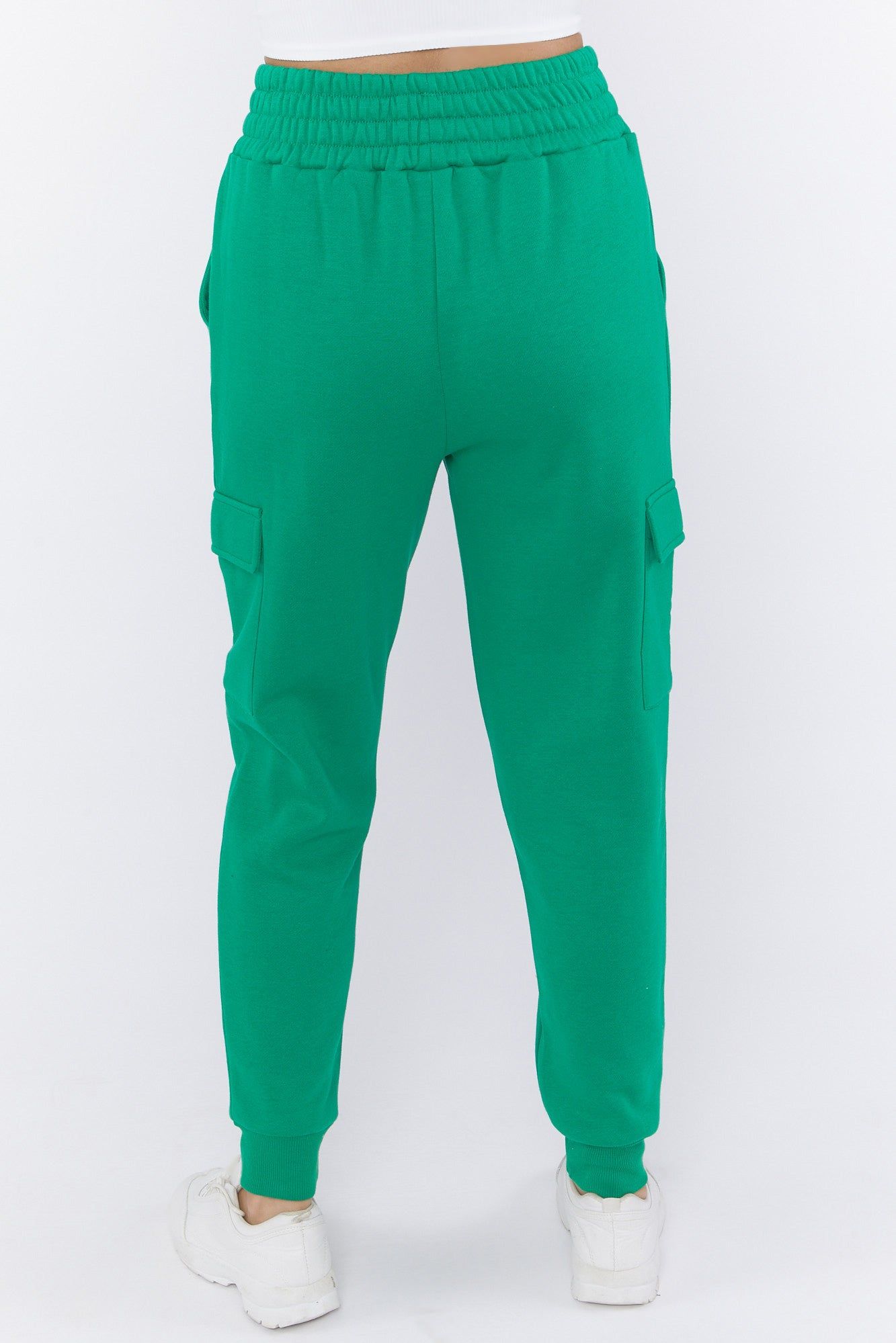 Pantalon de jogging cargo en molleton à taille haute sold by Urban Planet product image thumbnail 4