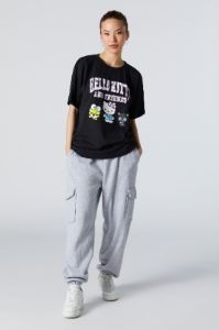 Hello Kitty and Friends Graphic Boyfriend T-Shirt sold by Urban Planet