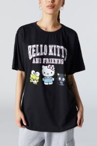 Hello Kitty and Friends Graphic Boyfriend T-Shirt sold by Urban Planet