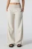 Linen Embroidered Smocked Palazzo Pant sold by Urban Planet