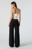 Linen Embroidered Smocked Palazzo Pant sold by Urban Planet