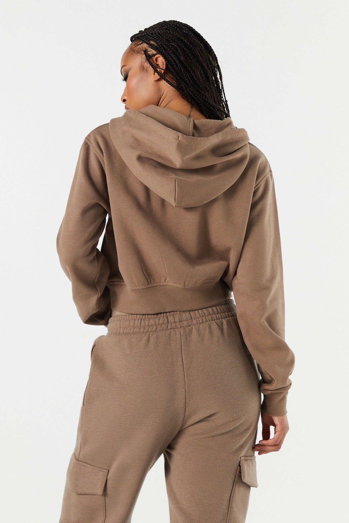 Haut à capuchon en molleton avec fermeture à glissière sold by Urban Planet product image thumbnail 17