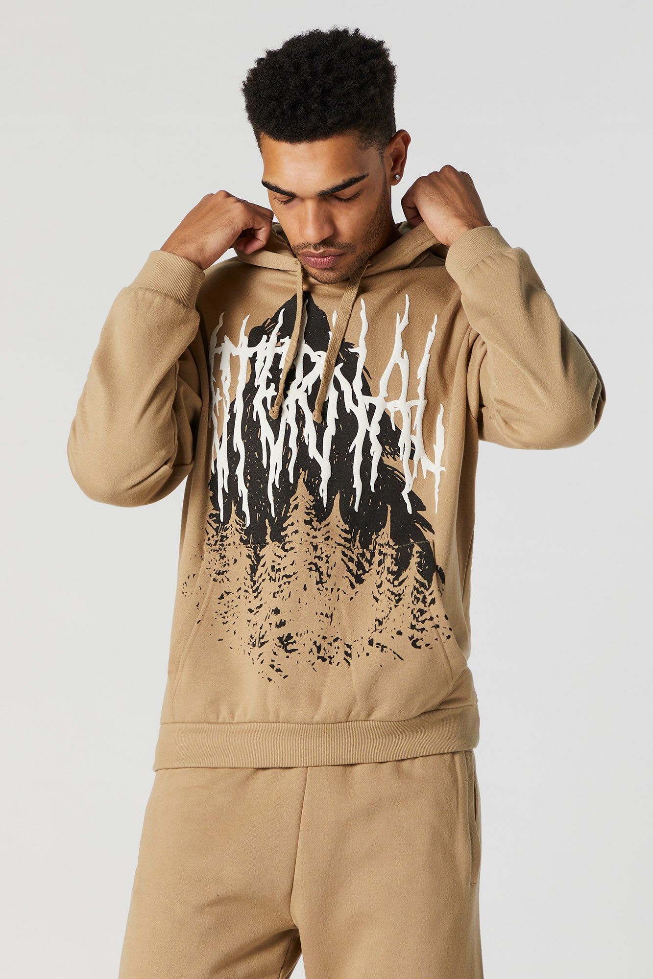 Howling Wolf Graphic Hoodie sold by Urban Planet