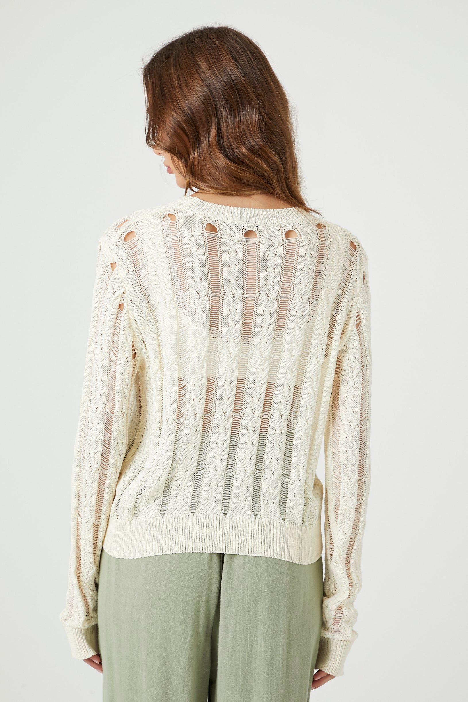 Distressed Sheer Sweater sold by Urban Planet product image thumbnail 3