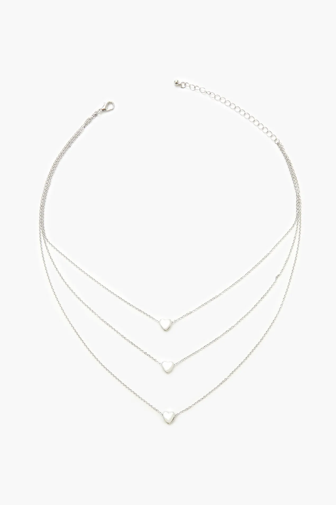 Layered Heart Necklace sold by Urban Planet product image thumbnail 2