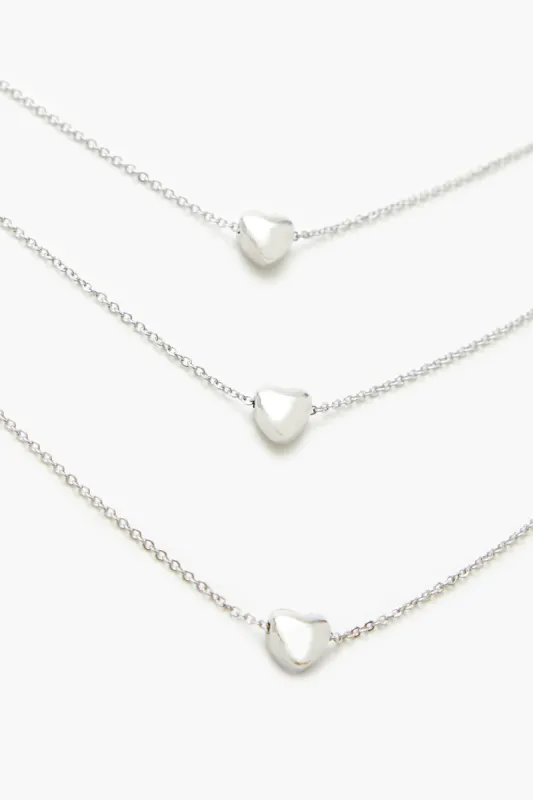 Layered Heart Necklace sold by Urban Planet