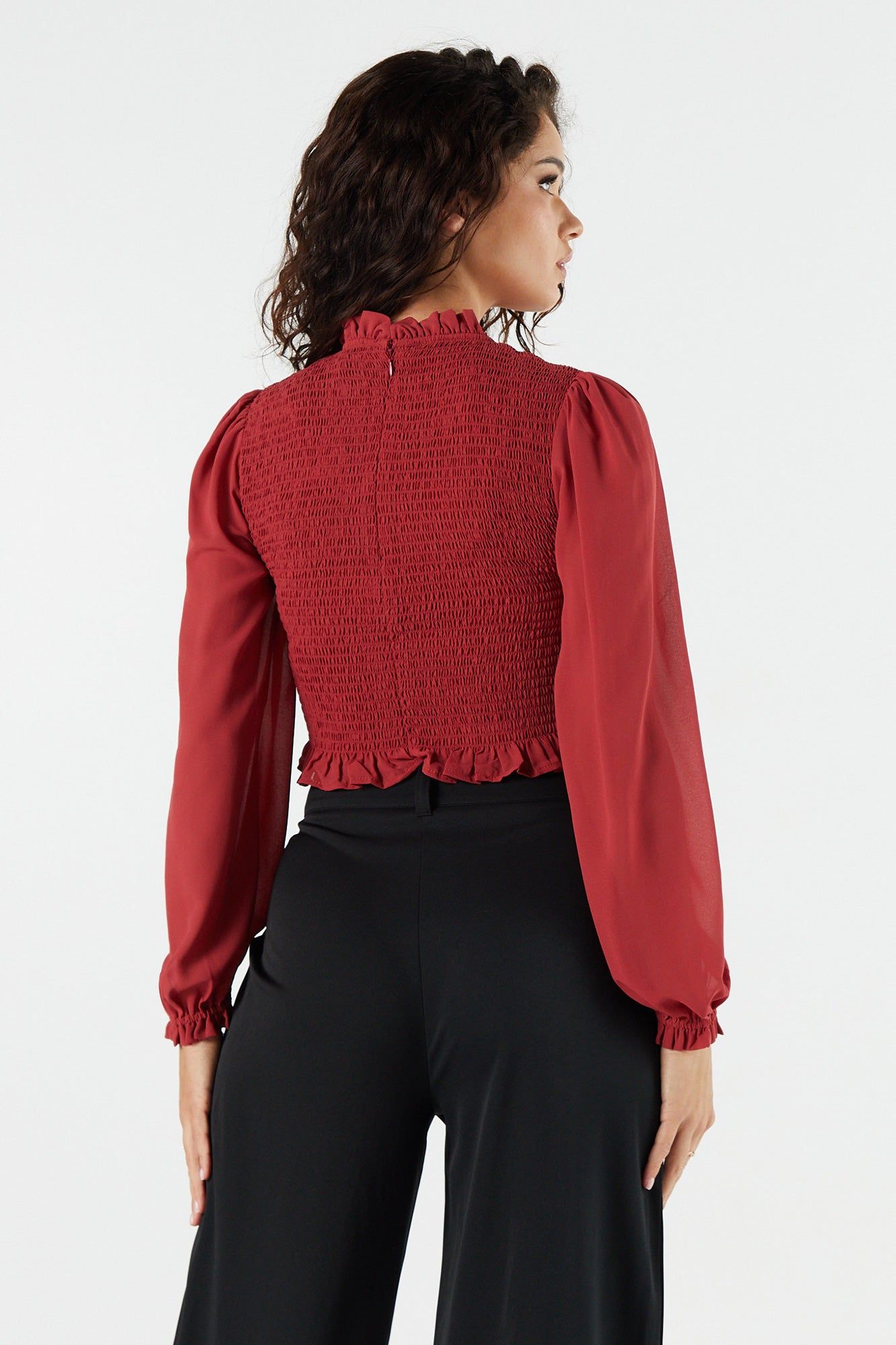 Haut smocké à manches longues sold by Urban Planet product image thumbnail 5