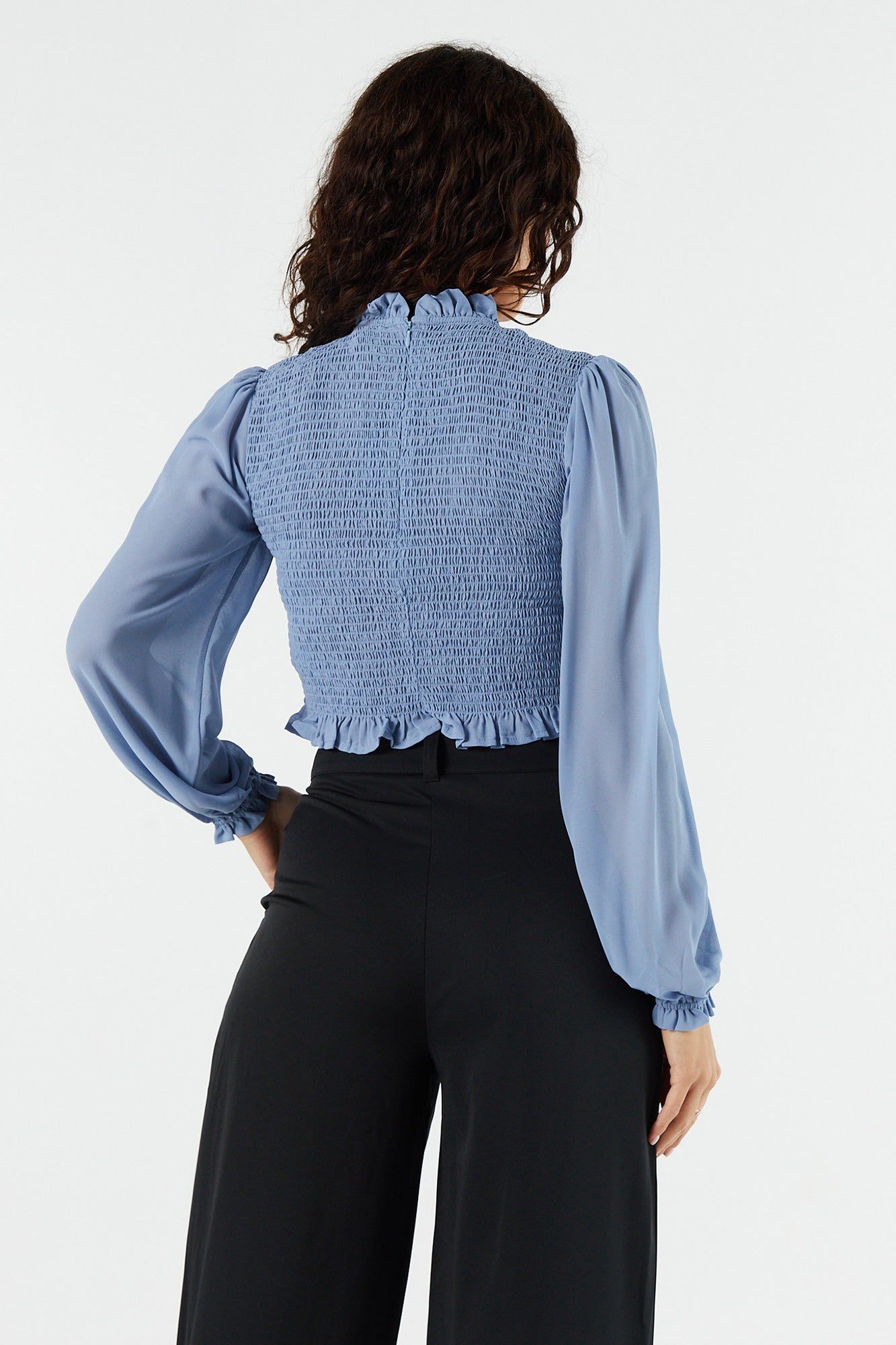 Haut smocké à manches longues sold by Urban Planet product image thumbnail 2