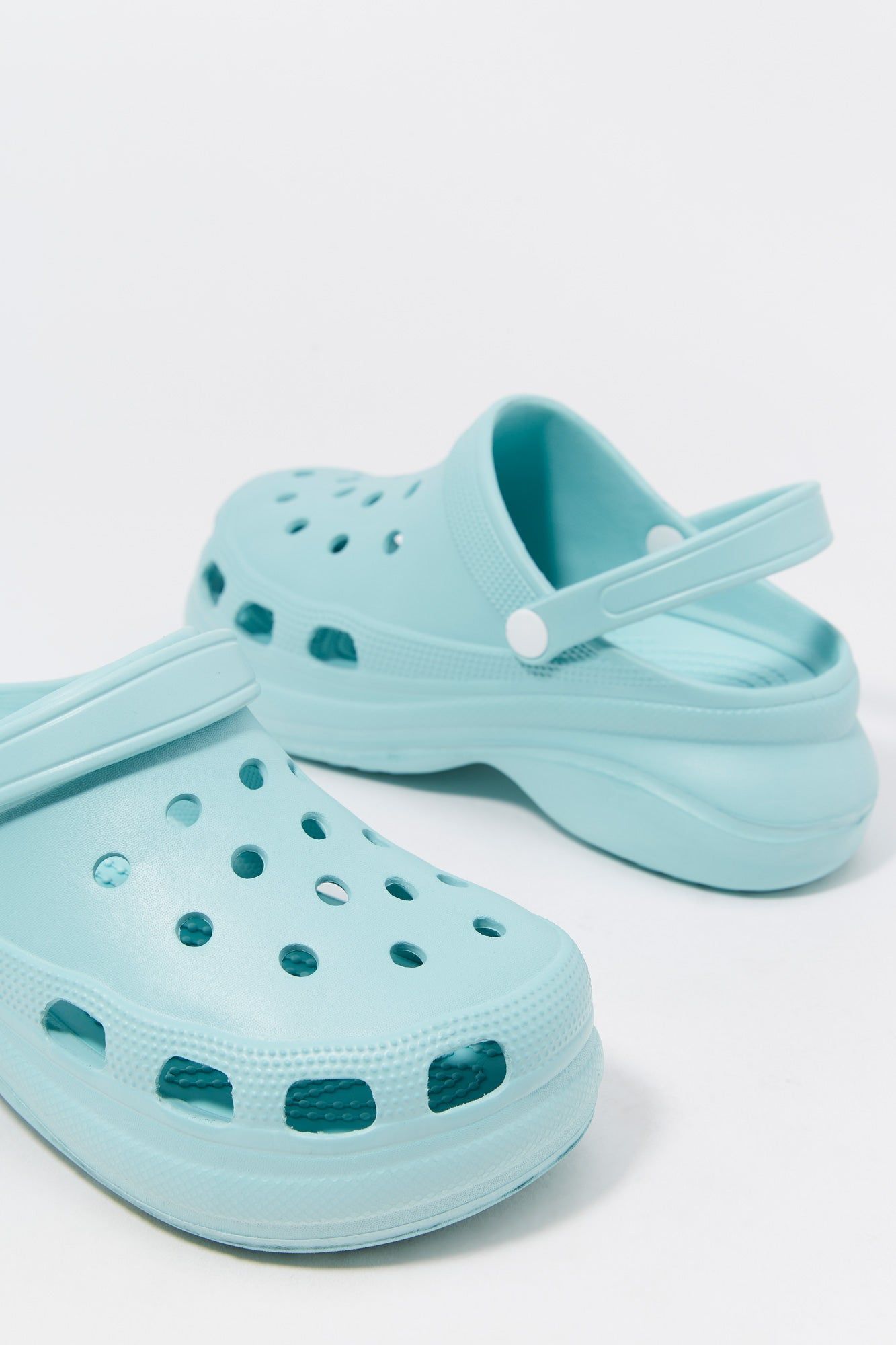 Blue Platform Rubber Clog sold by Urban Planet product image thumbnail 2