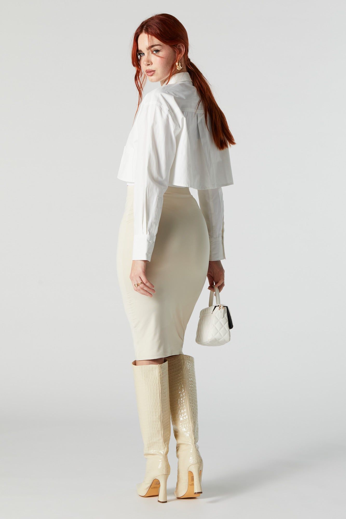 Jupe midi profilée doublée sold by Urban Planet product image thumbnail 2