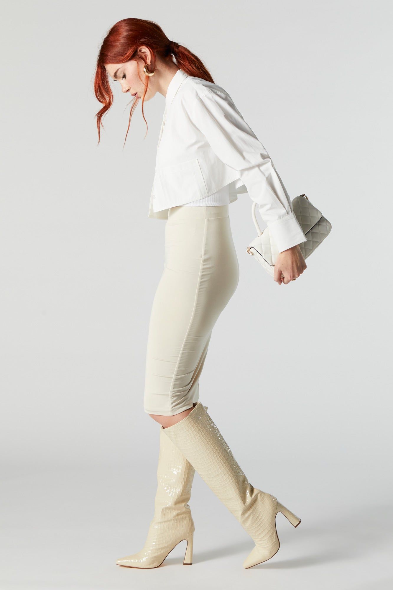 Jupe midi profilée doublée sold by Urban Planet product image thumbnail 3