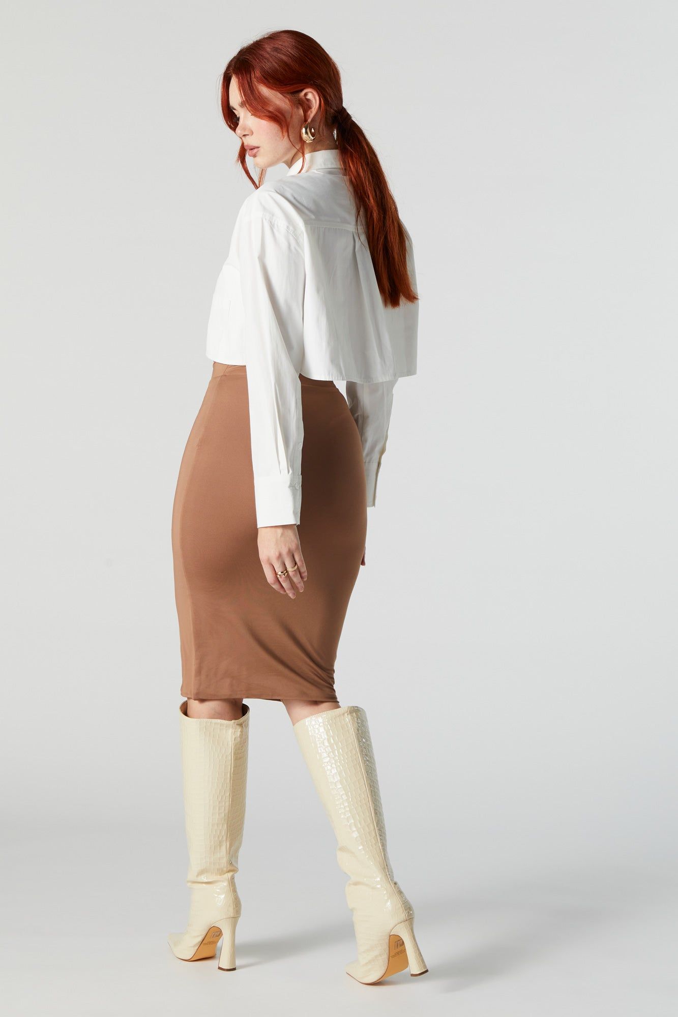 Jupe midi profilée doublée sold by Urban Planet product image thumbnail 5