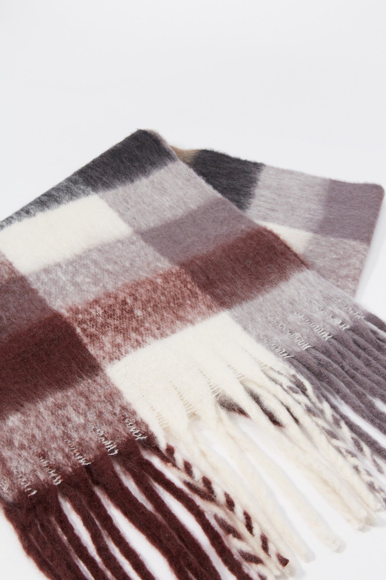 Plaid Brushed Scarf sold by Urban Planet