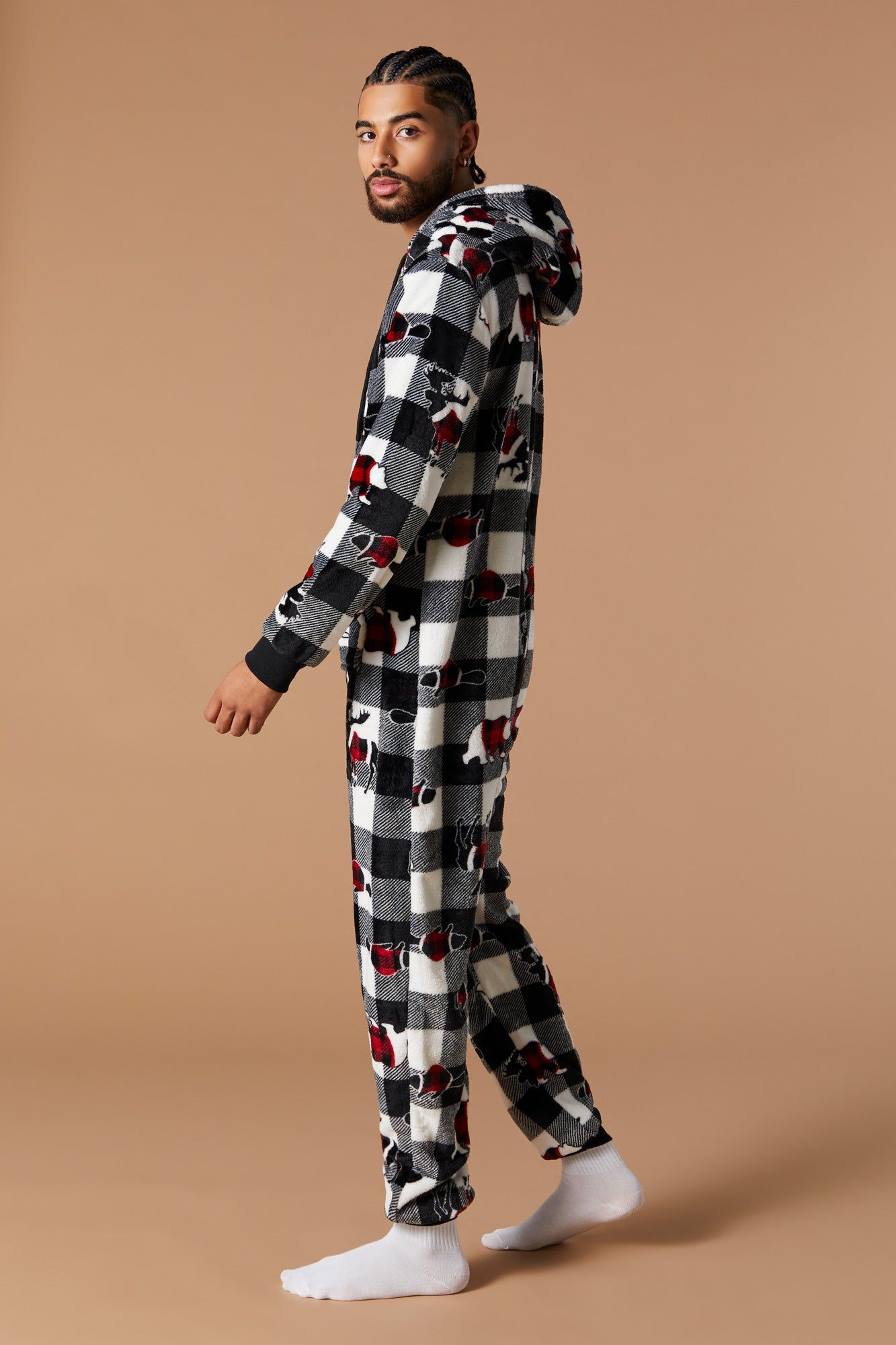 Combinaison en peluche Pyjamas de famille unisexe sold by Urban Planet product image thumbnail 3