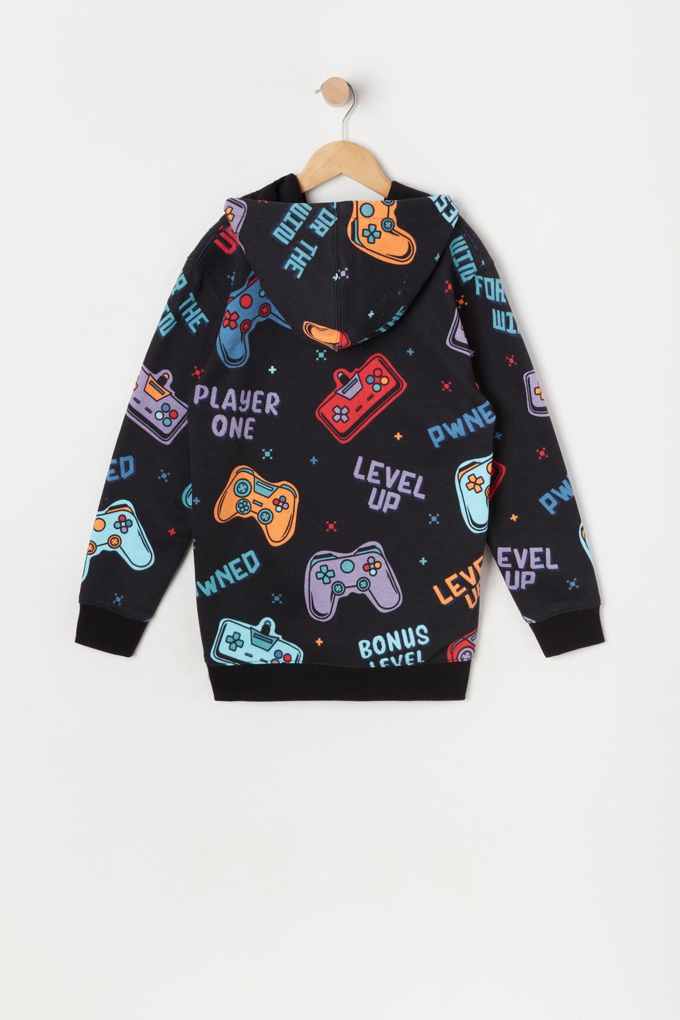 Boys Gamer Graphic Fleece Hoodie sold by Urban Planet product image thumbnail 2