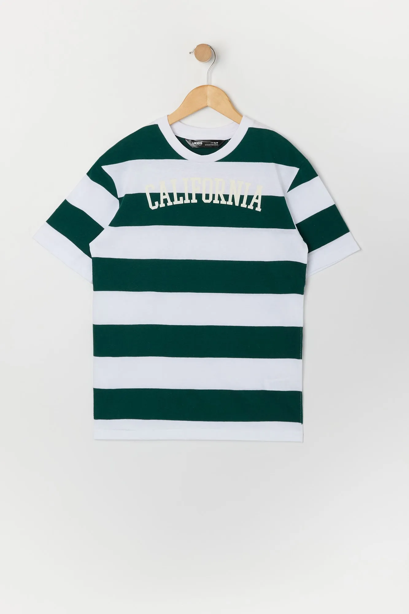 T-shirt rayé à imprimé California pour garçon sold by Urban Planet