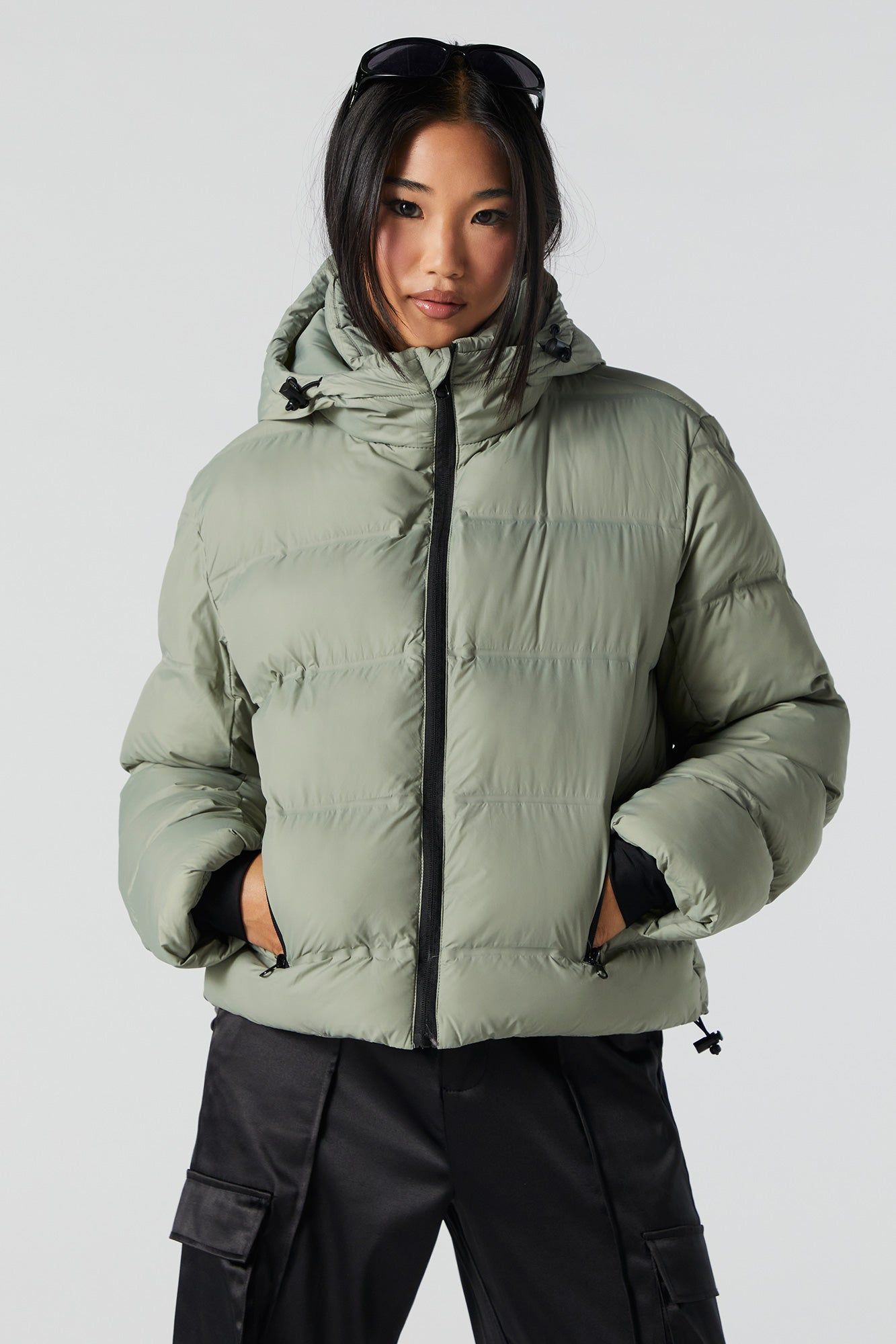 Manteau bouffant en nylon sold by Urban Planet