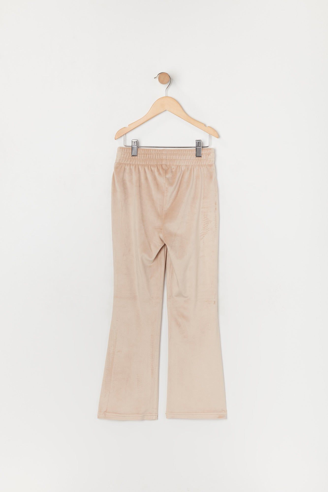 Girls Rhinestone Teddy Velour Flare Pant sold by Urban Planet product image thumbnail 2