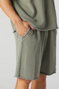 Enzyme Wash Fleece Short sold by Urban Planet