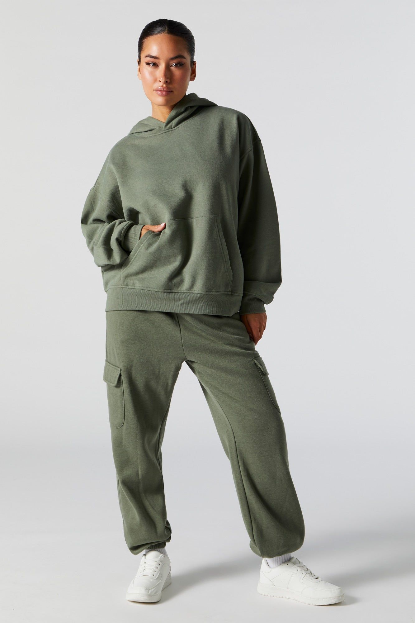 Coloured Oversized Soft Fleece Hoodie sold by Urban Planet product image thumbnail 3