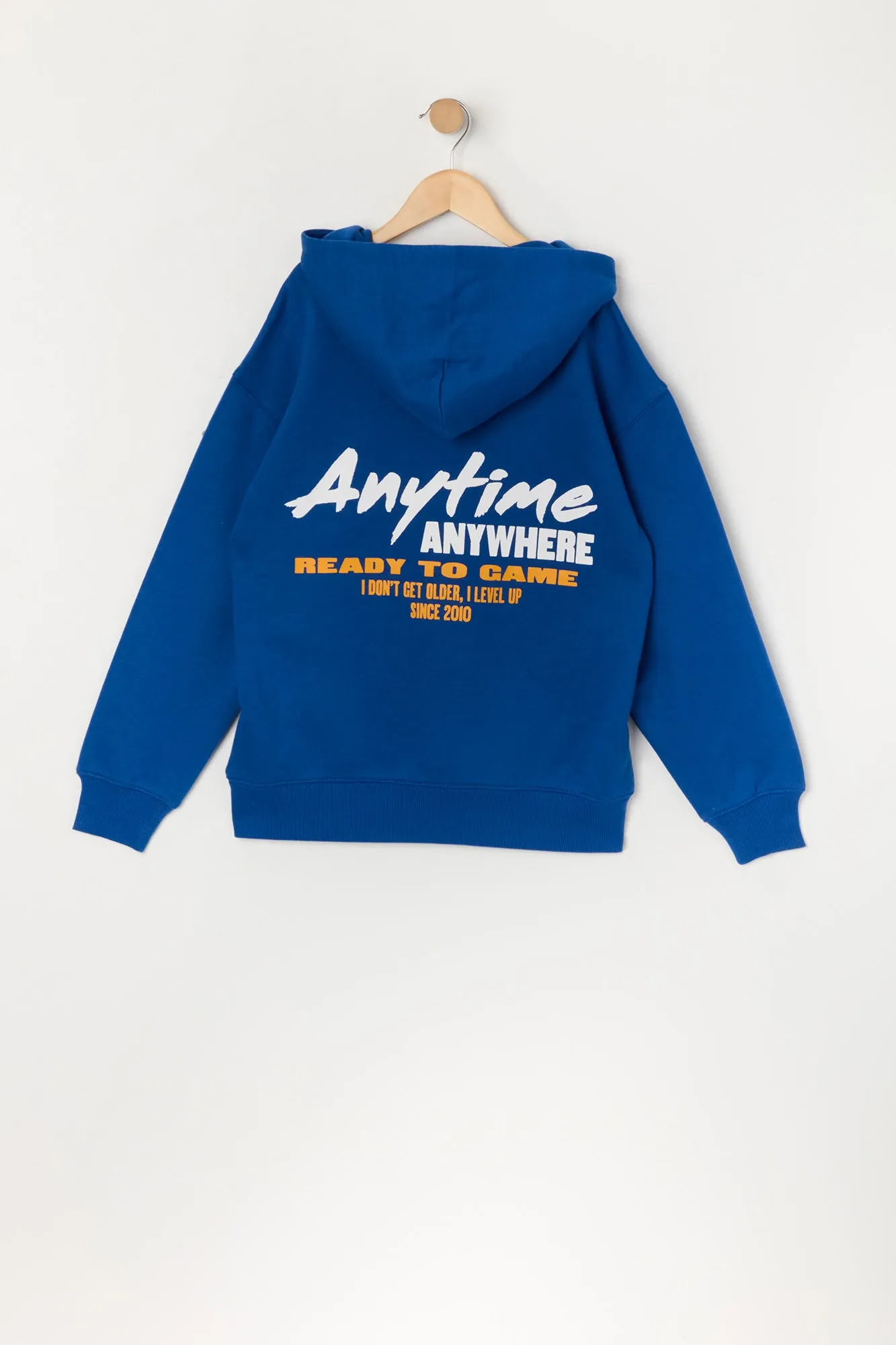 Boys Anytime Graphic Fleece Hoodie sold by Urban Planet product image thumbnail 2