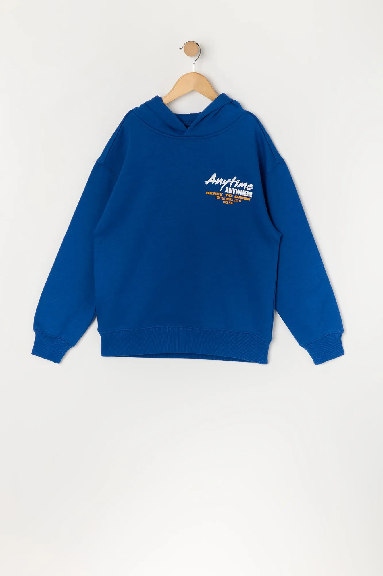 Boys Anytime Graphic Fleece Hoodie sold by Urban Planet