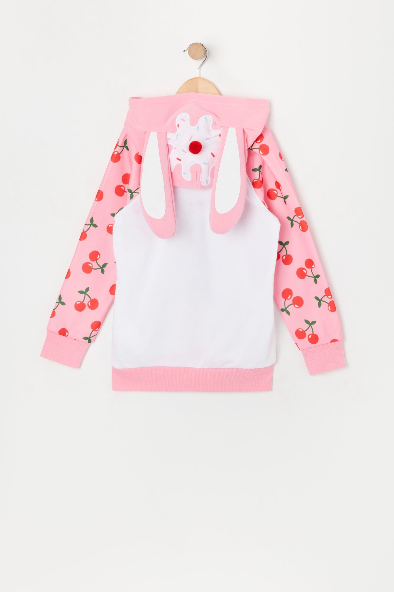 Girls Cherry Bunny Character Hoodie sold by Urban Planet product image thumbnail 2