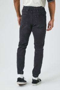 Sim Denim Drawstring Jogger sold by Urban Planet