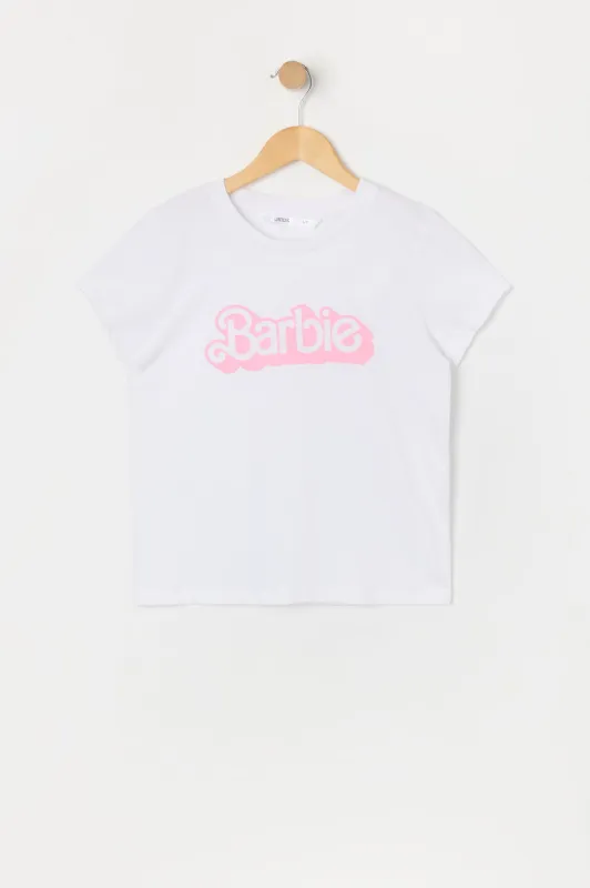 Barbie™ Girls Pink Graphic T-Shirt sold by Urban Planet