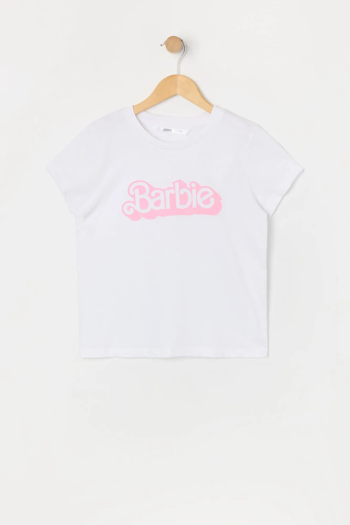 Barbie™ Girls Pink Graphic T-Shirt sold by Urban Planet