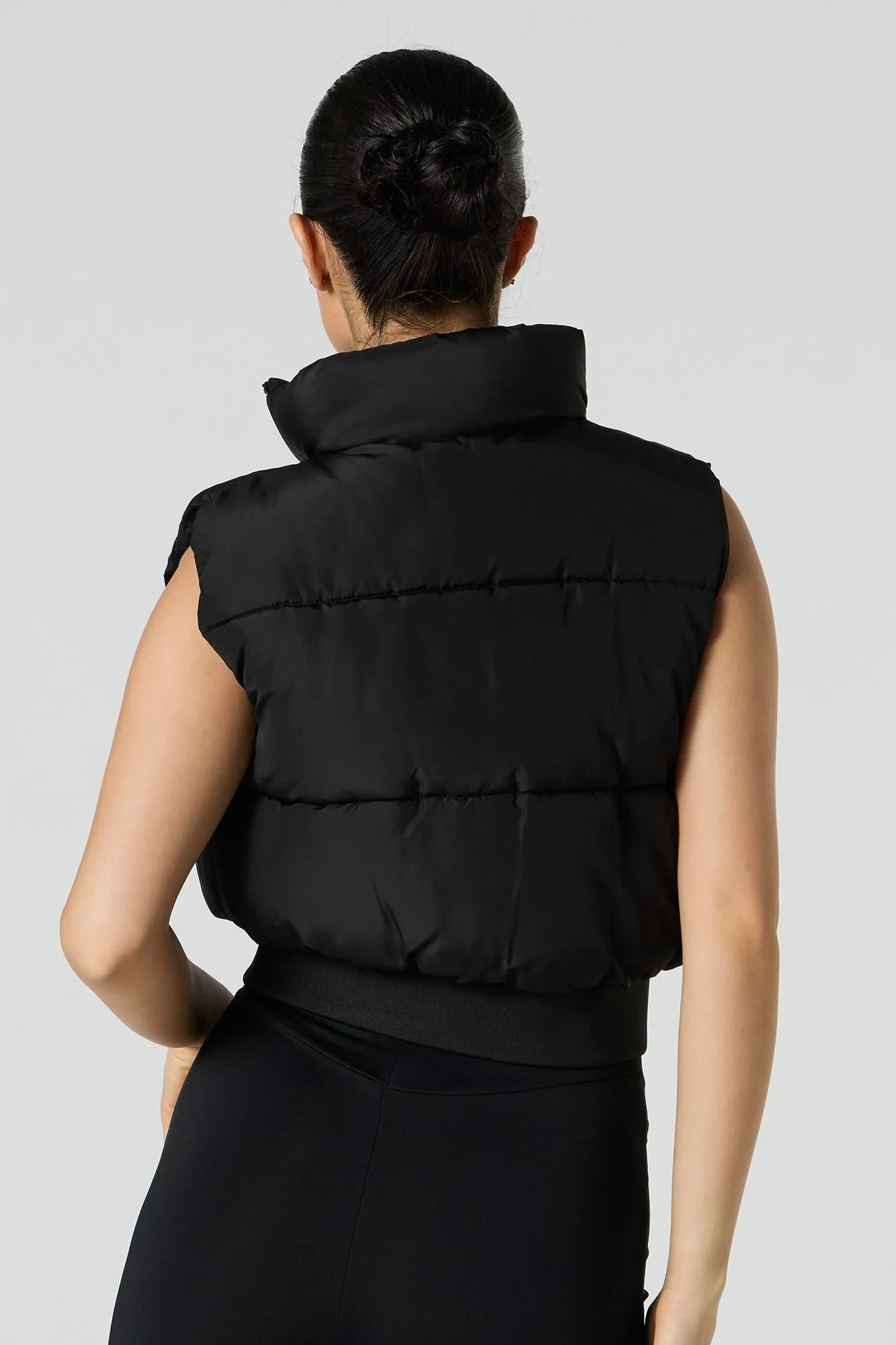 Cropped Puffer Vest sold by Urban Planet product image thumbnail 5