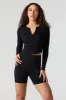 Active Seamless Zip Up Cropped Long Sleeve Top sold by Urban Planet