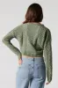 Open Cable Knit Cropped Sweater sold by Urban Planet