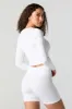 Active Seamless Zip Up Cropped Long Sleeve Top sold by Urban Planet