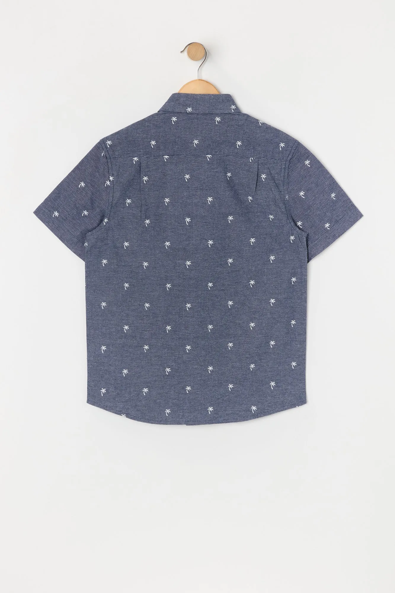 Haut boutonné avec micromotif de palmiers pour garçon sold by Urban Planet product image thumbnail 2