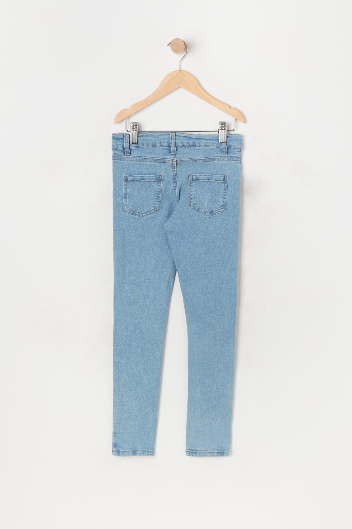 Girls Miami Distressed Light Wash Skinny Jean sold by Urban Planet product image thumbnail 2