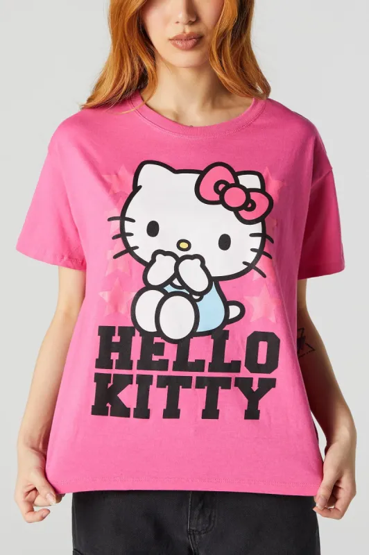 Hello Kitty Graphic Boyfriend T-Shirt sold by Urban Planet