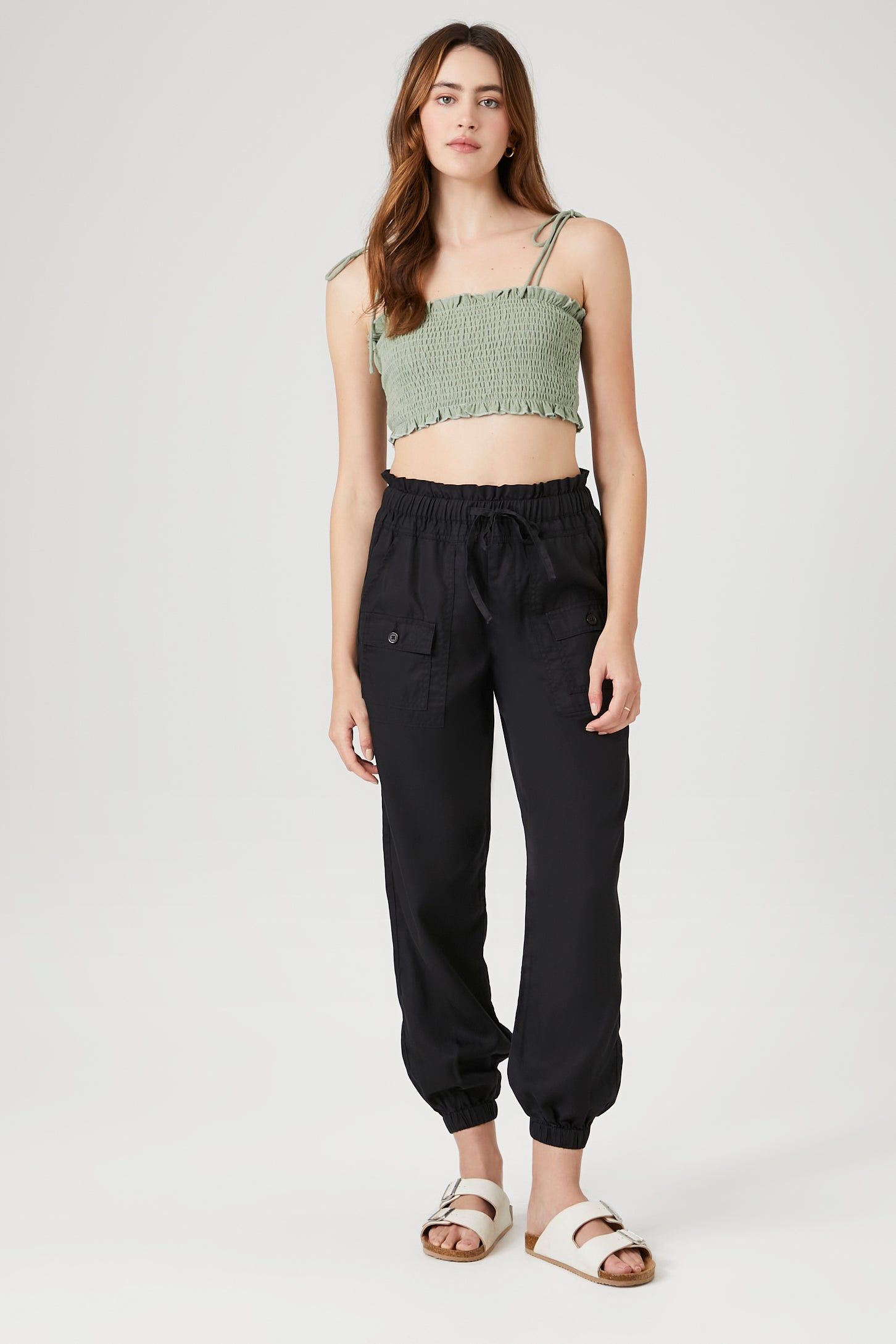 Pantalon de jogging en chambray avec taille coulissante sold by Urban Planet product image thumbnail 5