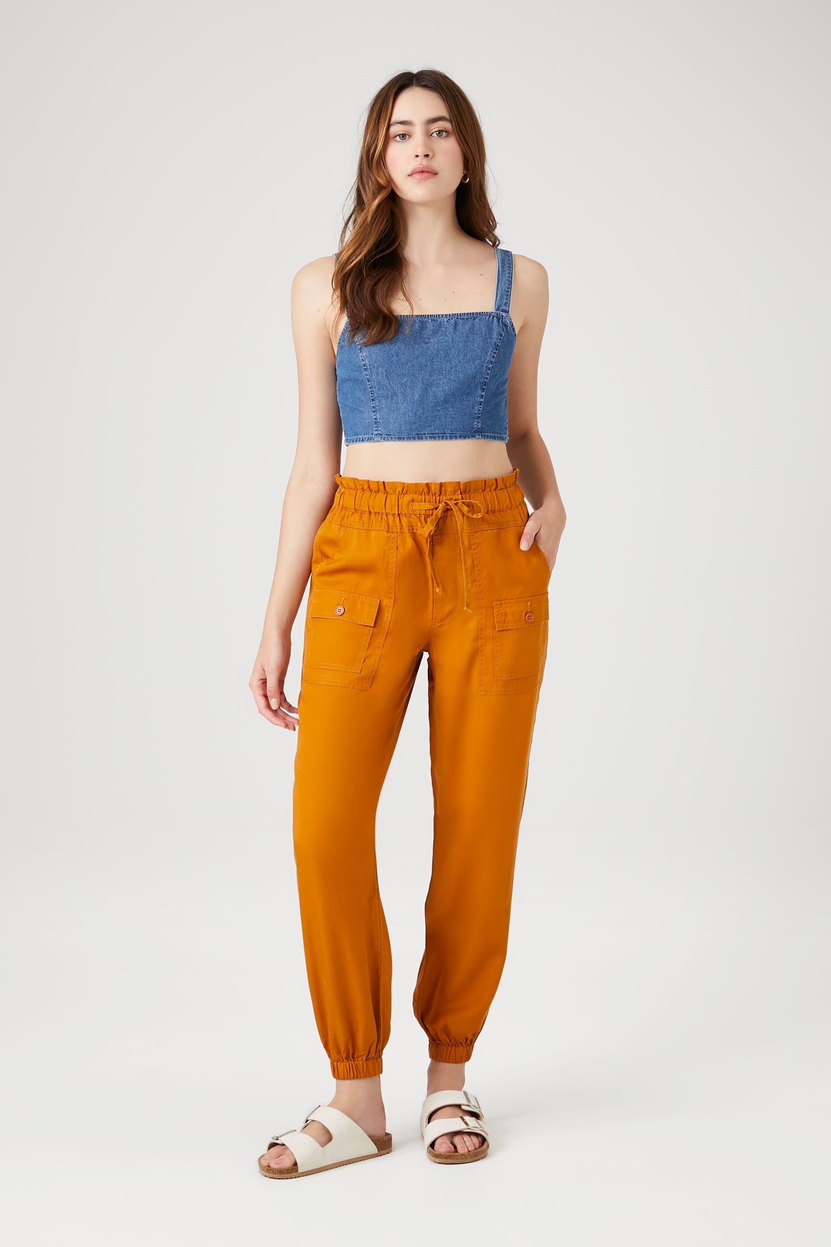Pantalon de jogging en chambray avec taille coulissante sold by Urban Planet product image thumbnail 11