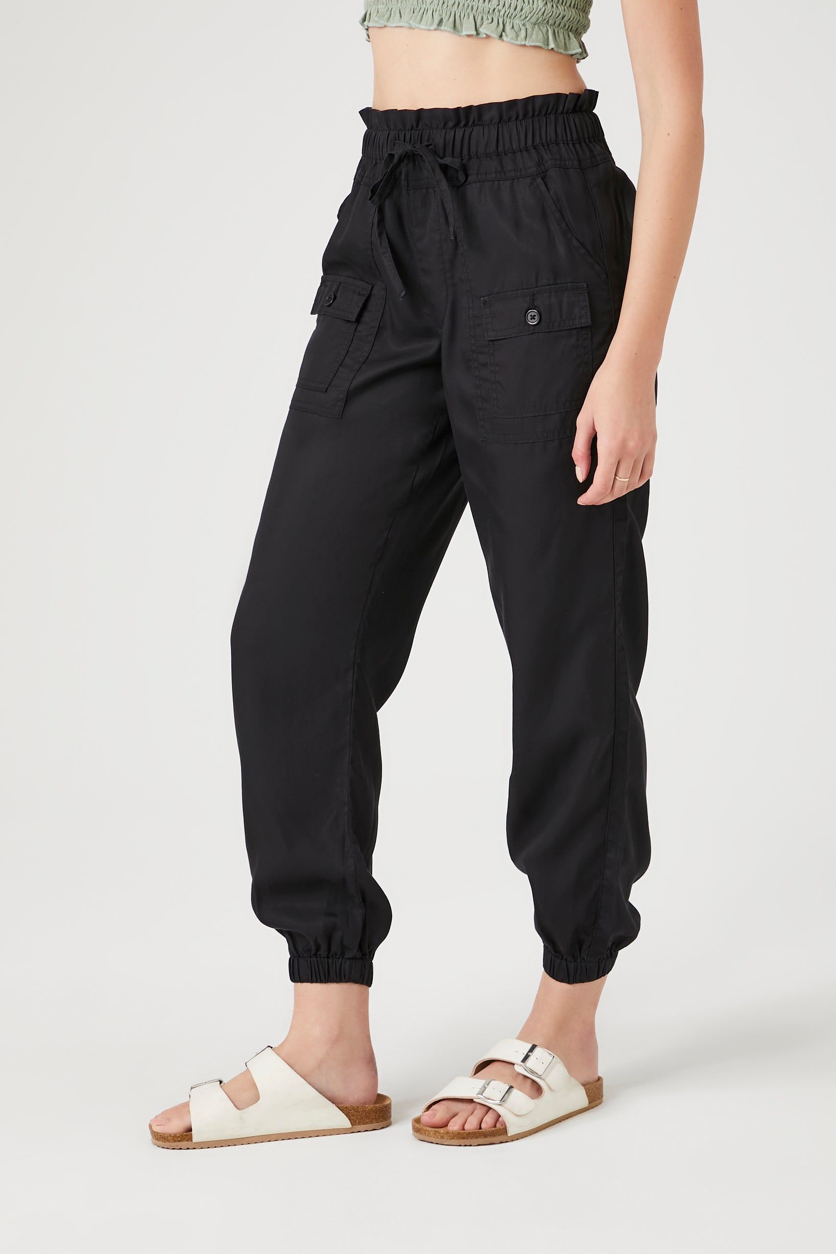 Pantalon de jogging en chambray avec taille coulissante sold by Urban Planet product image thumbnail 3