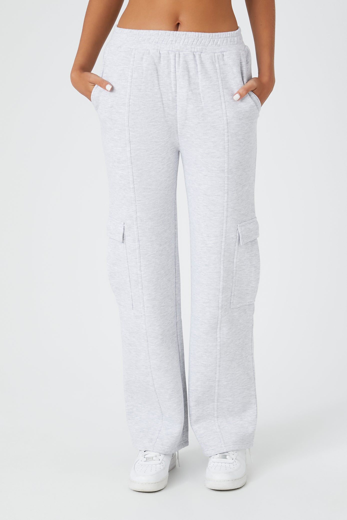 Pantalon cargo à jambe droite en molleton sold by Urban Planet product image thumbnail 2