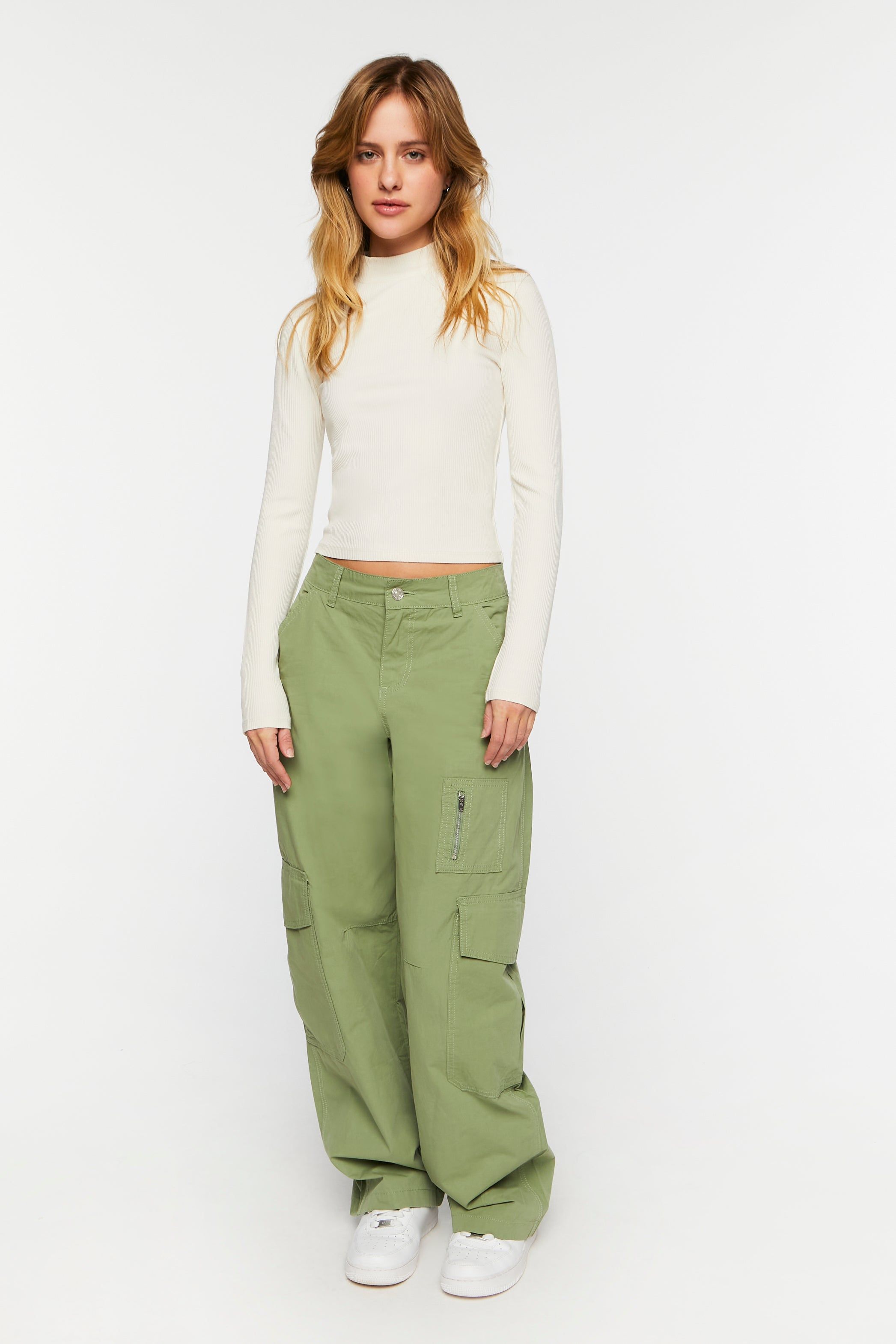 Pantalon cargo avec poches à fermeture à glissière sold by Urban Planet product image thumbnail 6