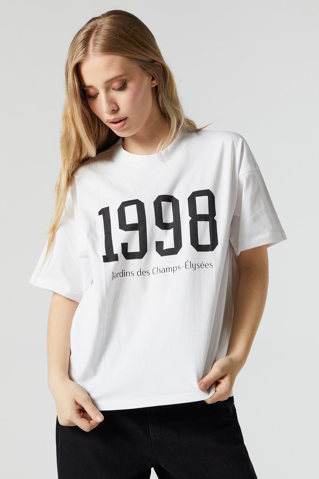 1998 Graphic Boyfriend T-Shirt sold by Urban Planet