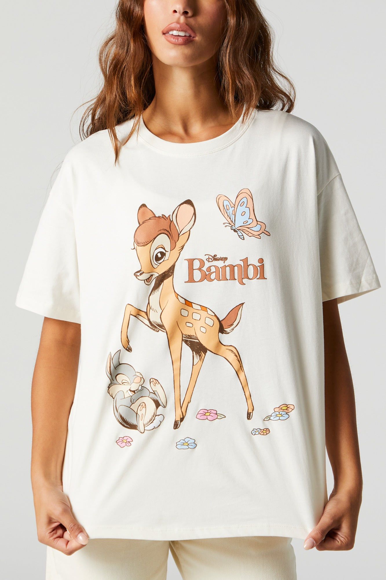 Bambi Graphic Boyfriend T-Shirt sold by Urban Planet product image thumbnail 4