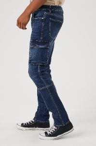 Jean cargo ajusté délavé à la pierre sold by Urban Planet