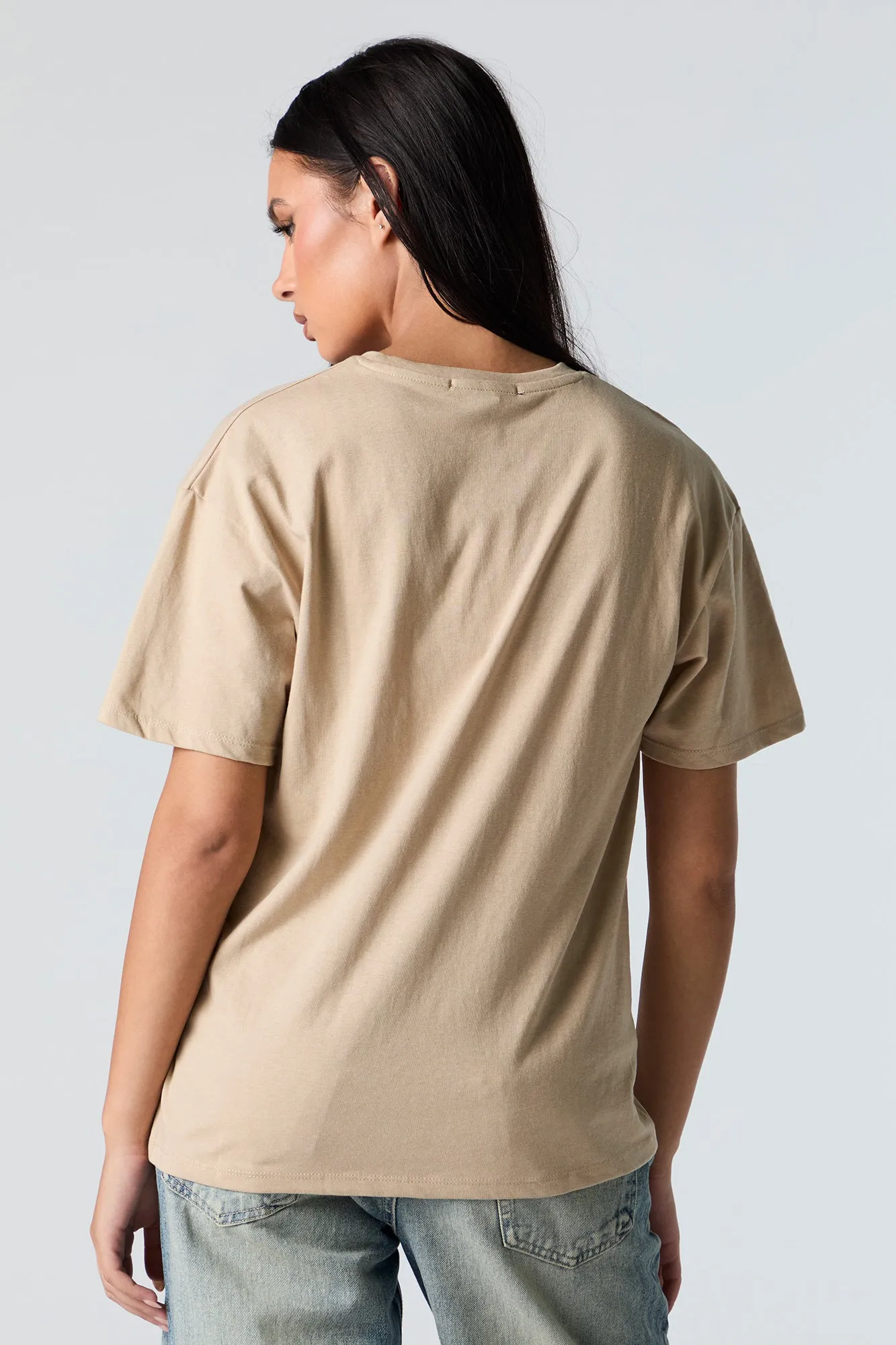 Texas Graphic Boyfriend T-Shirt sold by Urban Planet product image thumbnail 3