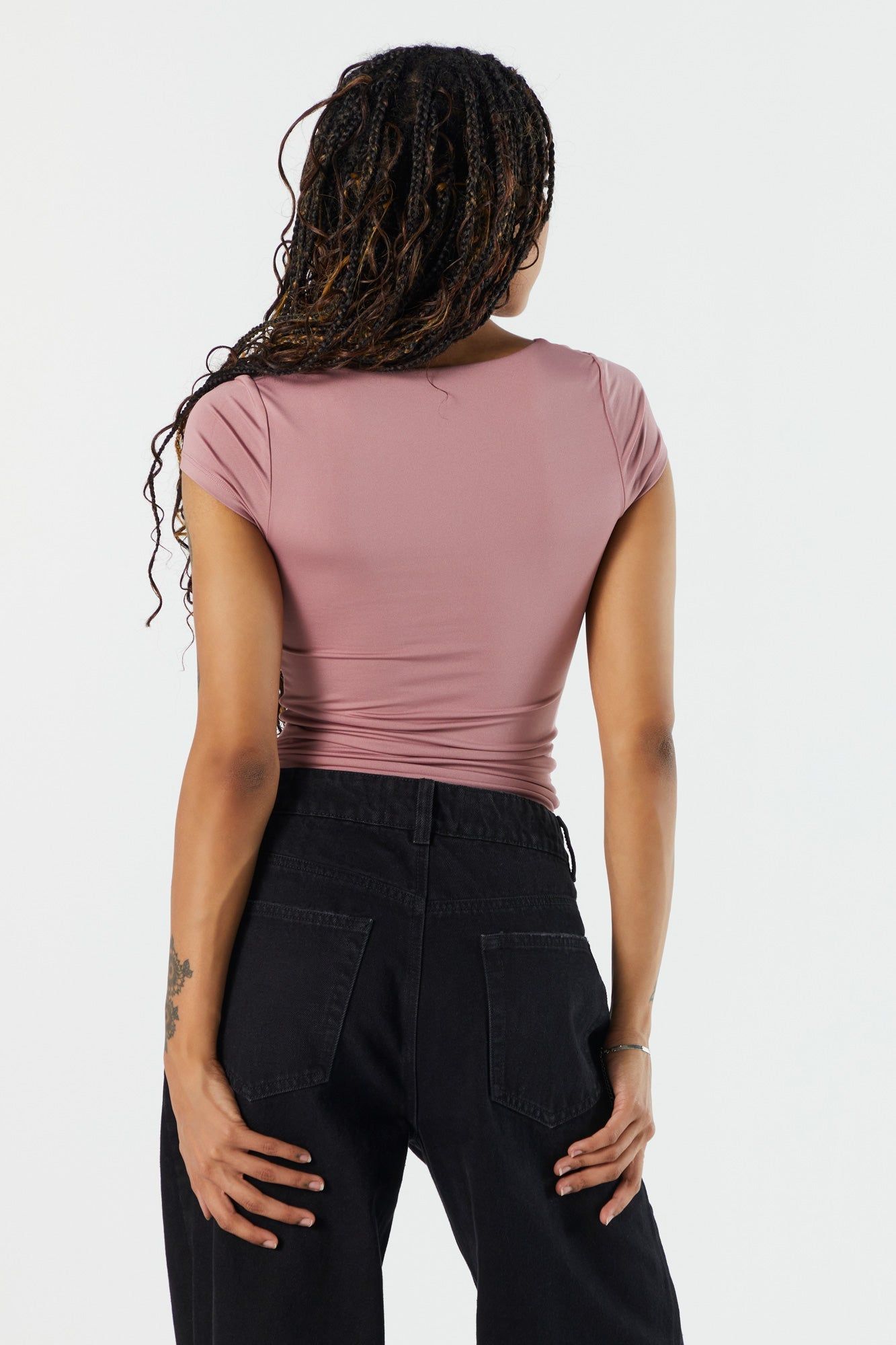 Contour Square Neck Bodysuit sold by Urban Planet product image thumbnail 4