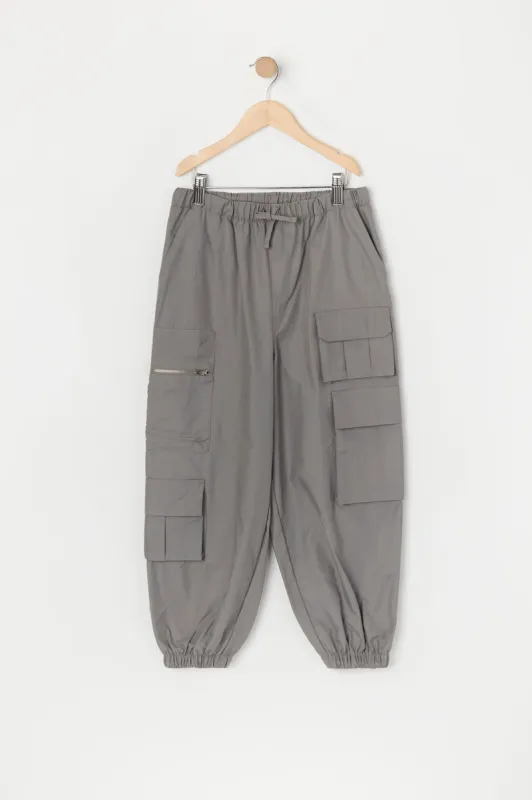 Jogger cargo avec poches à fermeture à glissière pour fille sold by Urban Planet